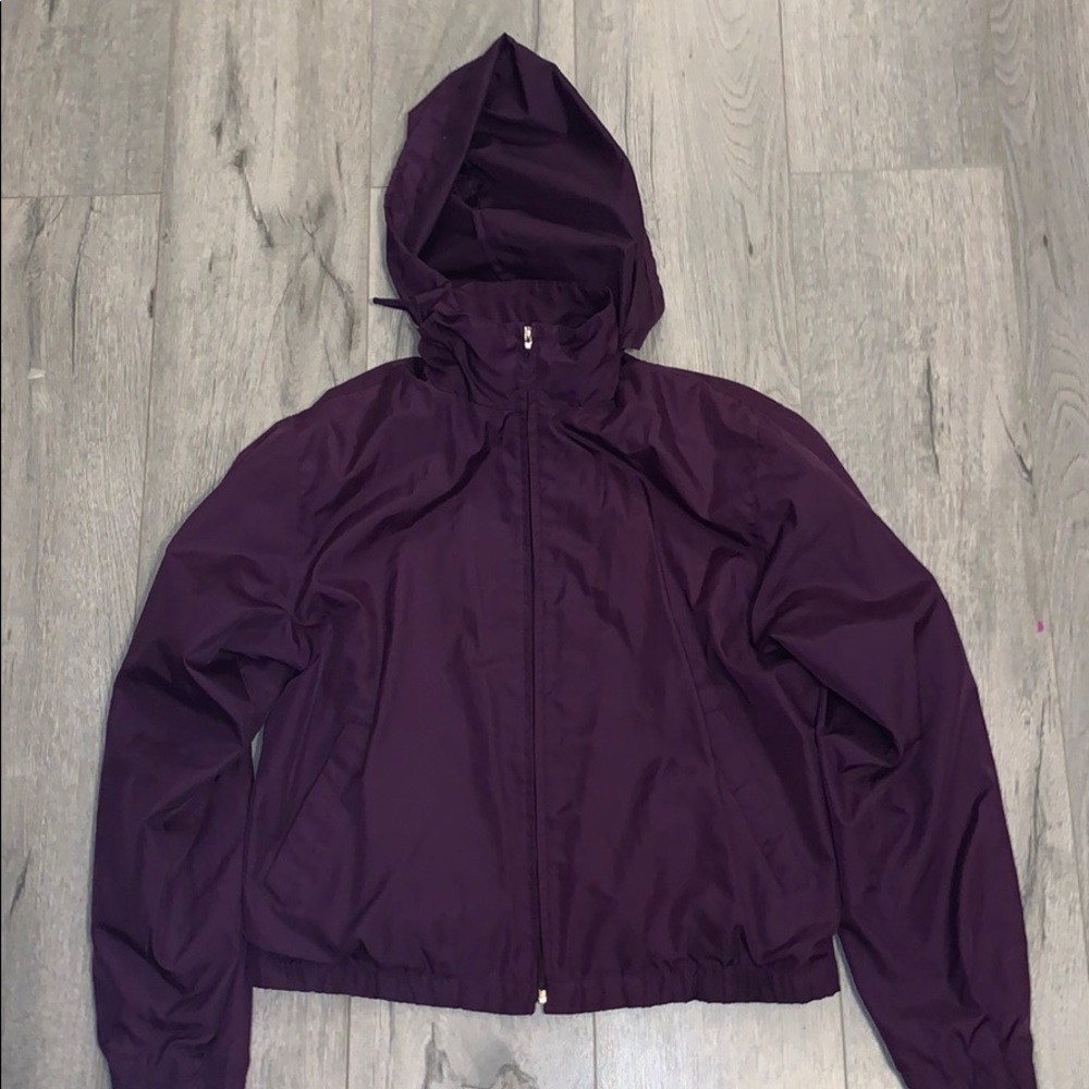 Purple windbreaker